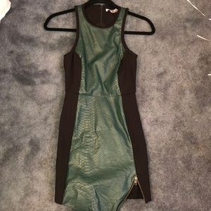 Lovers+friends snake skin minidress